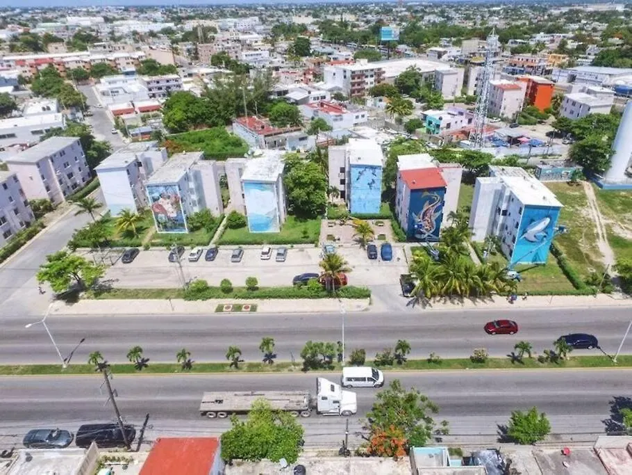 Apartment Depa Bonampak Zona De Playas Cancun, Sea Wall Mexico